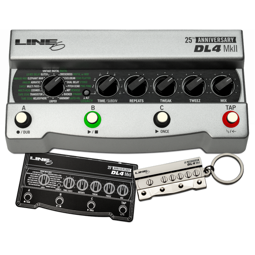 Line 6 DL4 MkII Ltd Ed 25th Anniversary Silver