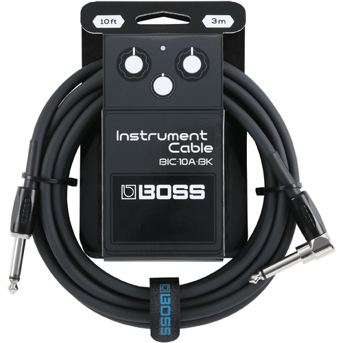 BOSS BIC-10A-BK Instrument Cable 10ft/3m Black