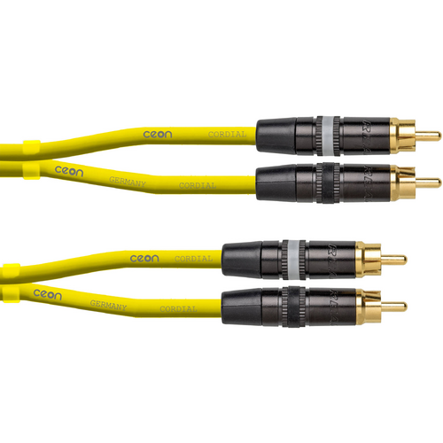 Cordial Cables CEON DJ RCA 1.5m Yellow