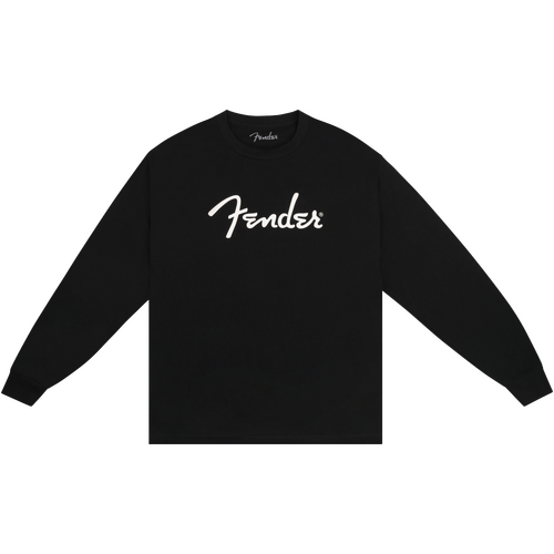 Fender Spaghetti Logo Long-Sleeve T-shirt Black