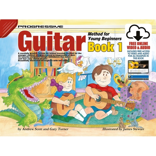 Progressive Guitar Method for Young Beginners Book 1