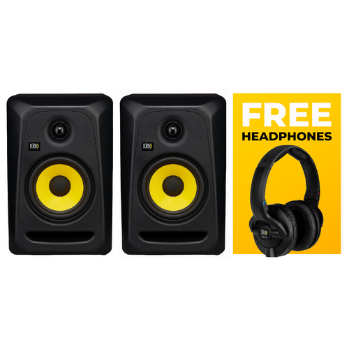 KRK Classic 5 Pair + Free Headphones