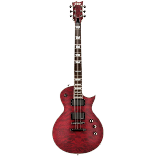 LTD EC-401 QM See Thru Black Cherry