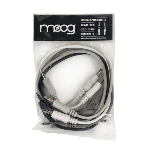 Moog 12" Patch Cables 5-Piece Set