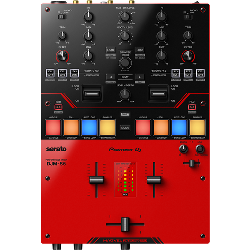 Pioneer DJM-S5 2 Channel Scratch-Style DJ Mixer