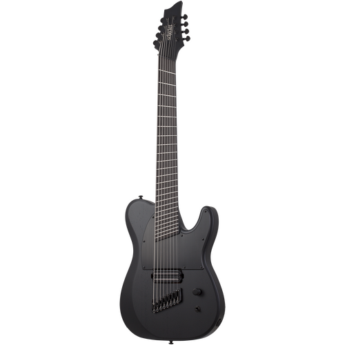 Schecter PT-8 MS Black Ops Satin Black Open Pore