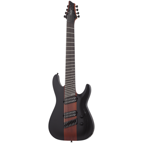 Schecter C-8 Multiscale Rob Scallon Satin Dark Roast