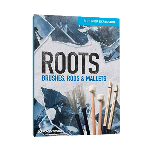 Toontrack Roots Brushes, Rods & Mallets SDX