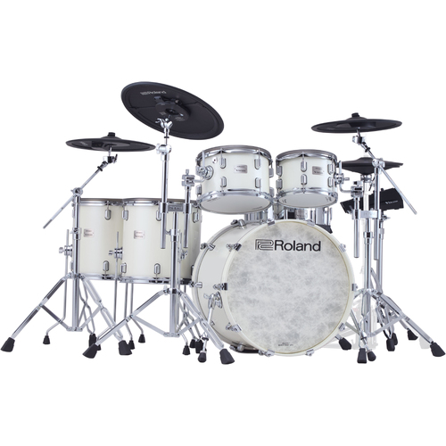 Roland VAD716 V-Drums Acoustic Design Pearl White