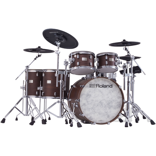 Roland VAD716 V-Drums Acoustic Design Satin Walnut