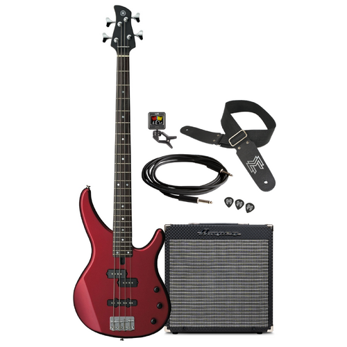 Yamaha TRBX174 - Metallic Red Bundle